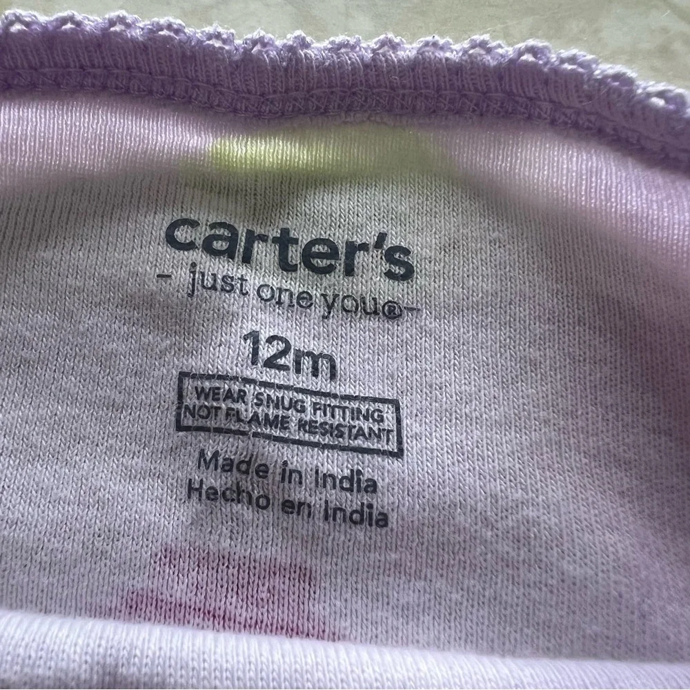 Carters Hot Cocoa Sweets Pajama Set Size 12 months